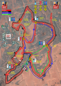 Australian Outback Marathon Course Map